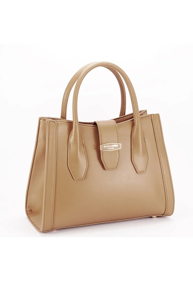 Geanta medie  Paris B-7187-1 11, Maro camel, 22x28x12