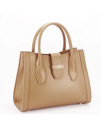 Geanta medie  Paris B-7187-1 11, Maro camel, 22x28x12