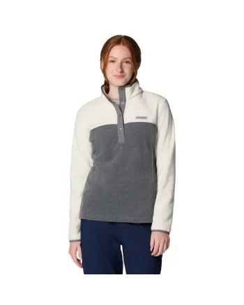 Bluza sport din fleece,  Benton Springs 1/2 Snap Pull Over II 2085651, Gri