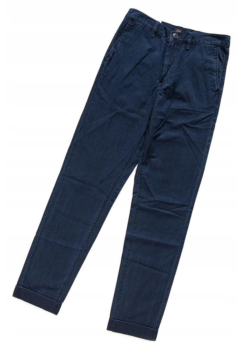 Pantaloni dama  Chino, regular fit, albastru, bumbac/elastan,