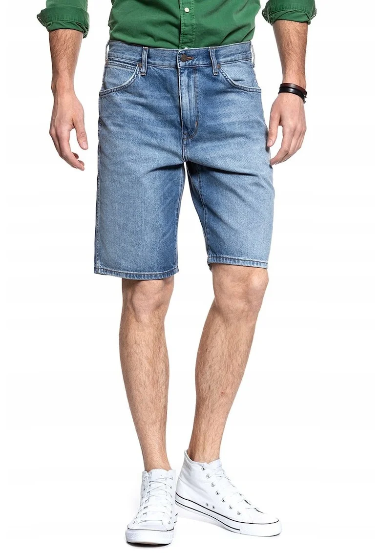 Pantaloni scurti barbati  Denim Short, regular fit, albastru, bumbac,