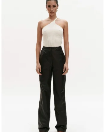Pantaloni De Piele, Negru