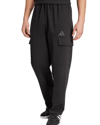 Pantaloni cargo de bumbac, Negru