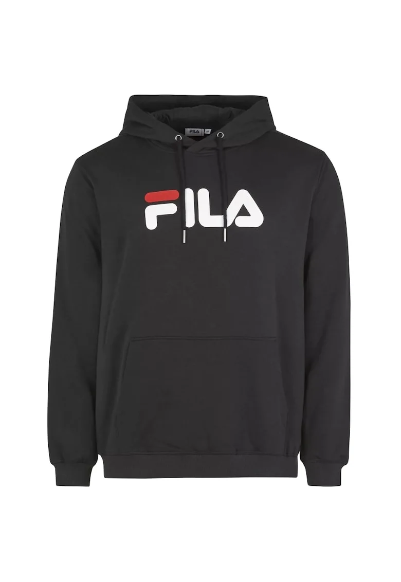 Hanorac unisex cu logo supradimensionat Barumini, Negru
