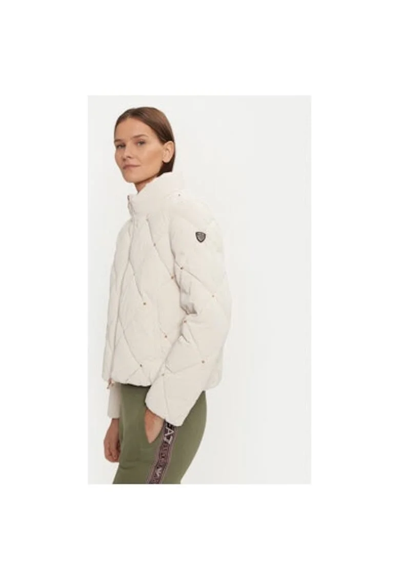 Geaca dama, Emporio Armani  303962609, Poliester, Bej, Bej