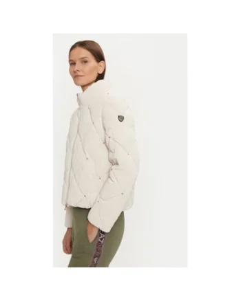 Geaca dama, Emporio Armani  303962609, Poliester, Bej, Bej