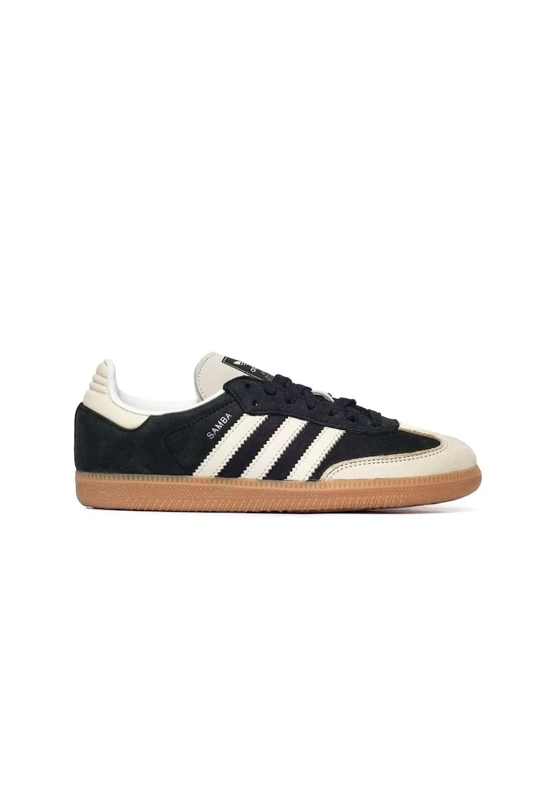 Pantofi sport negri din piele naturala pentru barbati, Negru