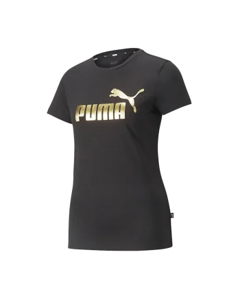 Tricou  Essentials+ Metallic W 848303-01, Negru