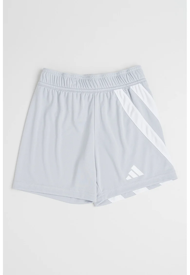 Pantaloni scurti de fotbal Fortore, Alb/Gri deschis