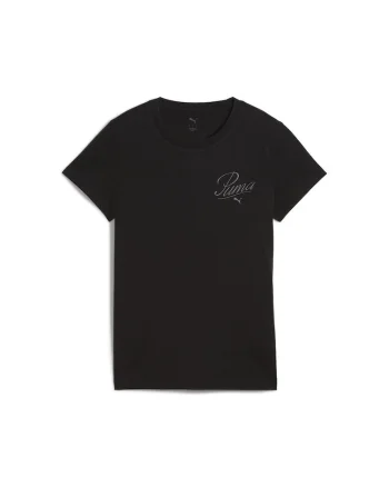 Tricou  pentru Femei, ess script tee, 684982-01, 2XS INTL, Negru