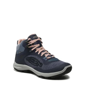 Ghete trekking dama,  301702856, Albastru, Textil,