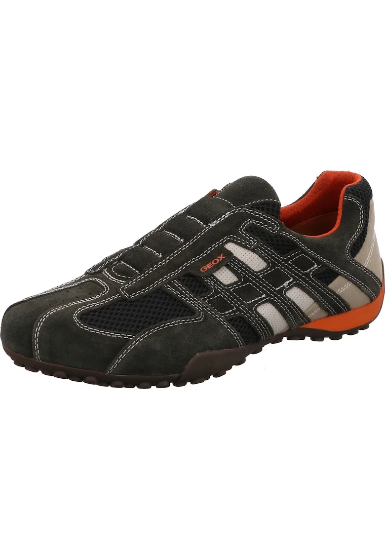 Pantofi sport barbati  Snake, Material textil, Negru, Negru