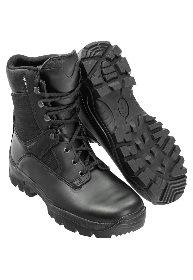 Ghete de drumetie,  Piele naturala/Nailon, Negru, Negru