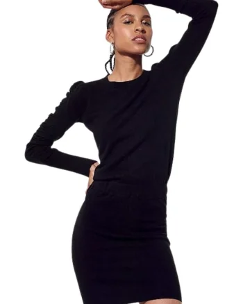 Rochie scurta cu maneci lungi,