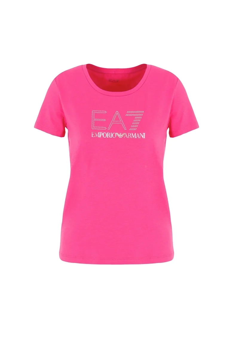 Tricou  W Studs Tee Crossover, 8NTT24-TJ2HZ-1417, Femei, Roz, Roz