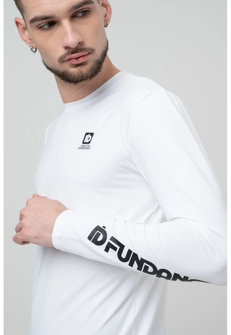 Bluza pentru trekking Manado Long II Rashguard, Alb