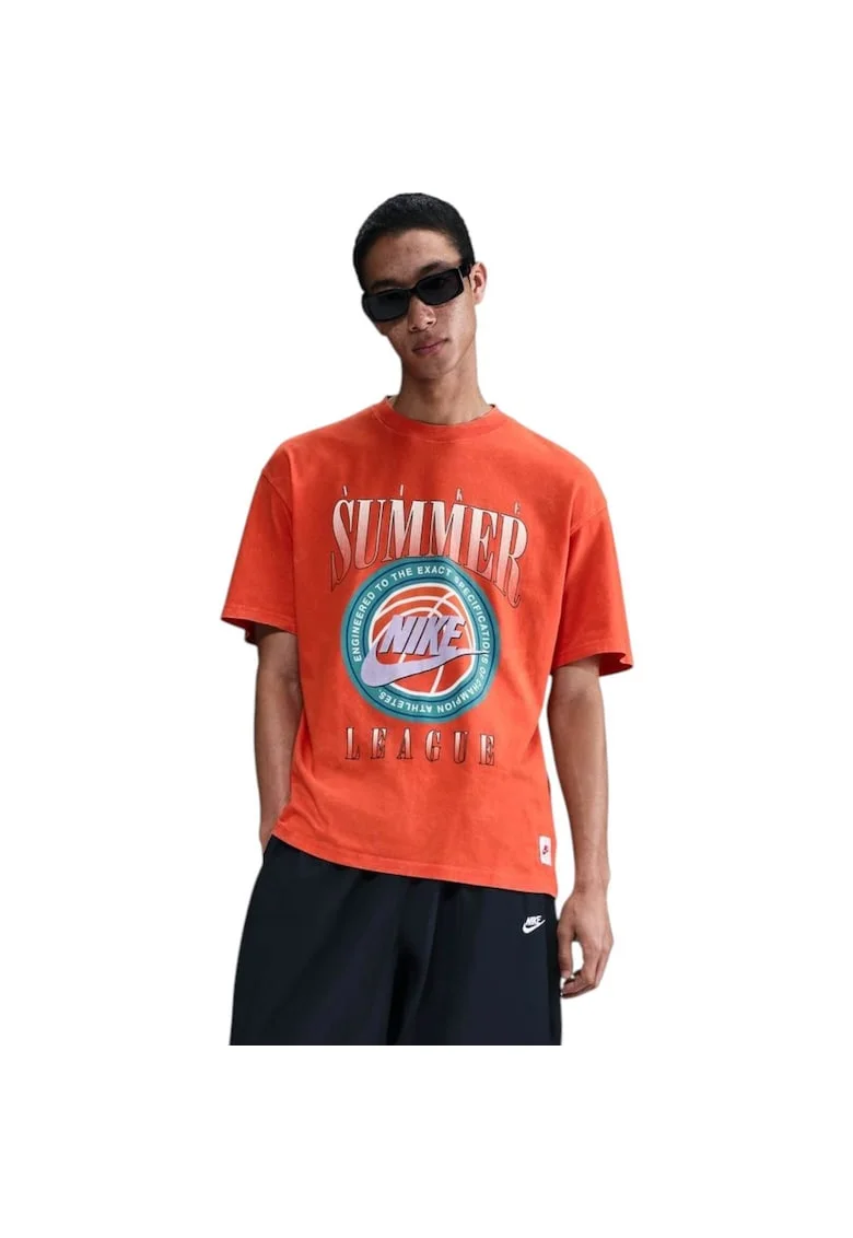 Tricou  M90 Summer League 46738, Portocaliu