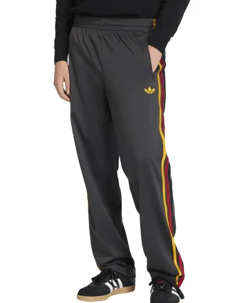Pantaloni de trening cu talie elastica Firebird, Rosu/Galben sofran/Gri inchis