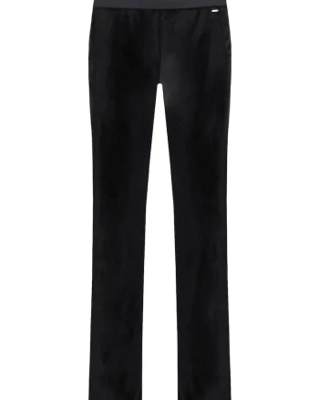 Pantaloni de catifea cu insertii stralucitoare Jakil,