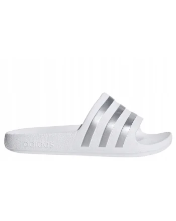 Adilette slapi cu logo metalizat,
