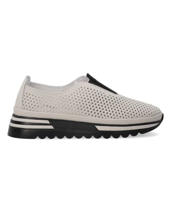 Pantofi sport din piele fara sireturi