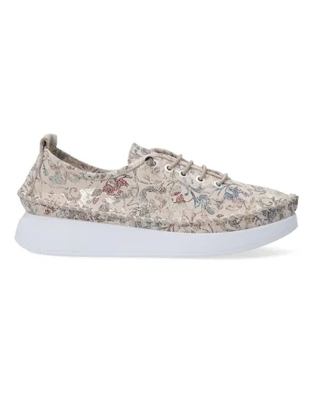Pantofi sport cu imprimeu din piele nabuc