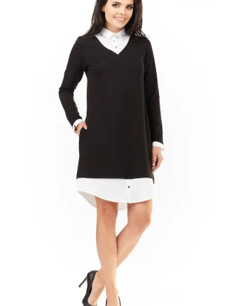 Rochie dama  Poliester, M150 - Neagra, Negru