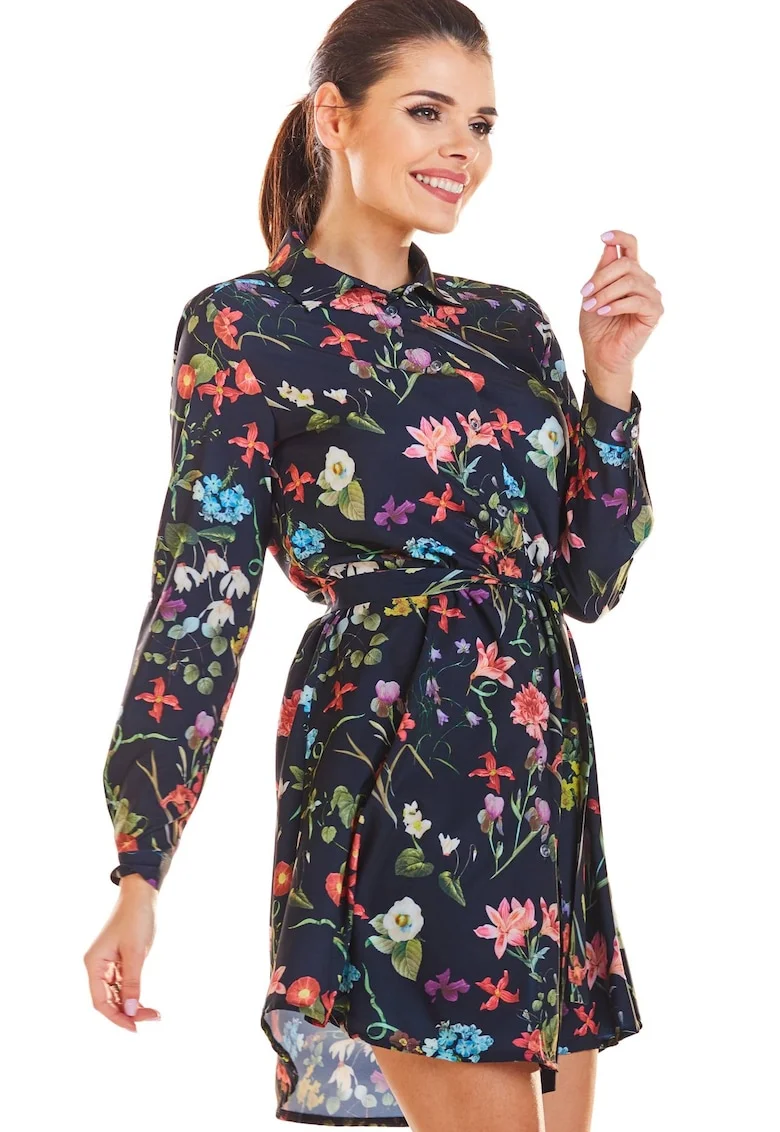 Rochie dama  Poliester, Bleumarin, Bleumarin