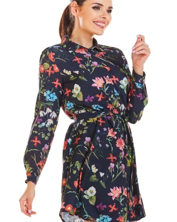 Rochie dama  Poliester, Bleumarin, Bleumarin