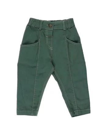 Pantaloni casual cu elastic in talie,  - Dinosaur, Verde Inchis, pentru baieti, Verde
