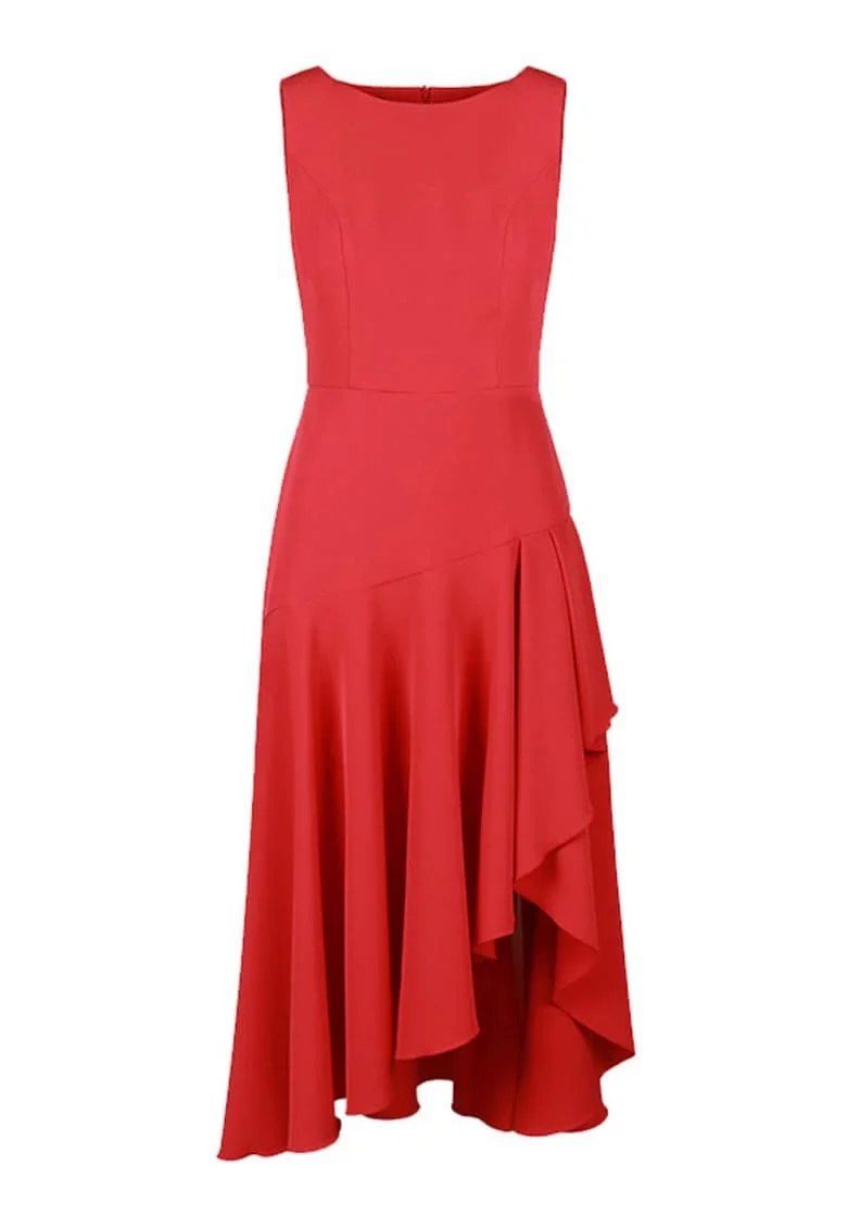 Rochie asimetrica fara maneci