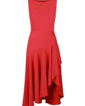 Rochie asimetrica fara maneci