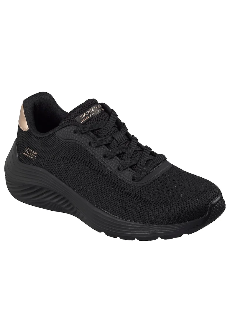Pantofi dama sport BOBS SQUAD WAVES CURRENT LOOK 117679, Negru
