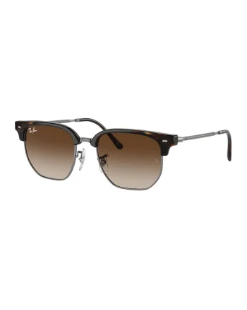 Ochelari de soare clubmaster, Maro/Argintiu