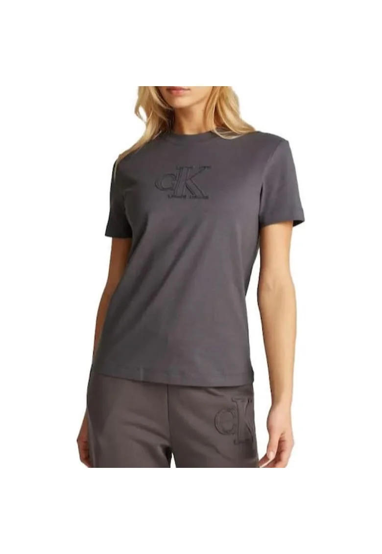 Tricou  CK APPLIQUE REGULAR TEE-J20J225256-PMP