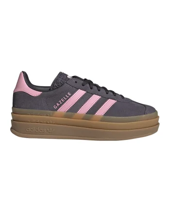 Pantofi sport Gazelle Bold din piele intoarsa cu talpa flatform, Roz pastel/Violet prafuit