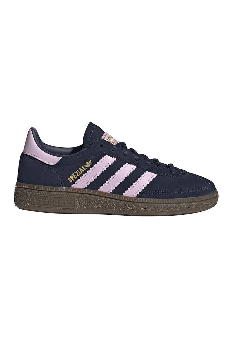 Pantofi sport Spezial low-cut din piele intoarsa, Albastru ultramarin/Roz pastel