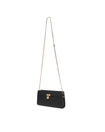 Geanta dama  32F5GNXC0L, piele naturala, Negru