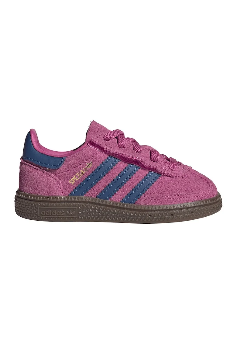 Pantofi Spezial din piele intoarsa pentru handbal, Fucsia/Bleumarin