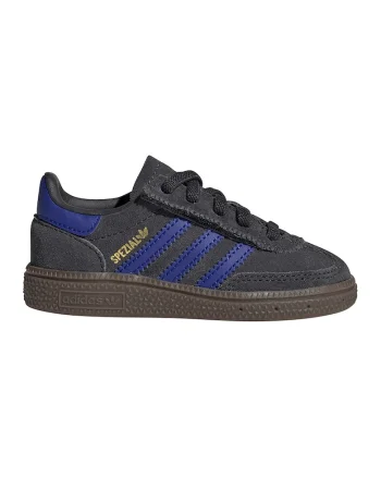 Pantofi Spezial din piele intoarsa pentru handbal, Negru stins/Albastru royal