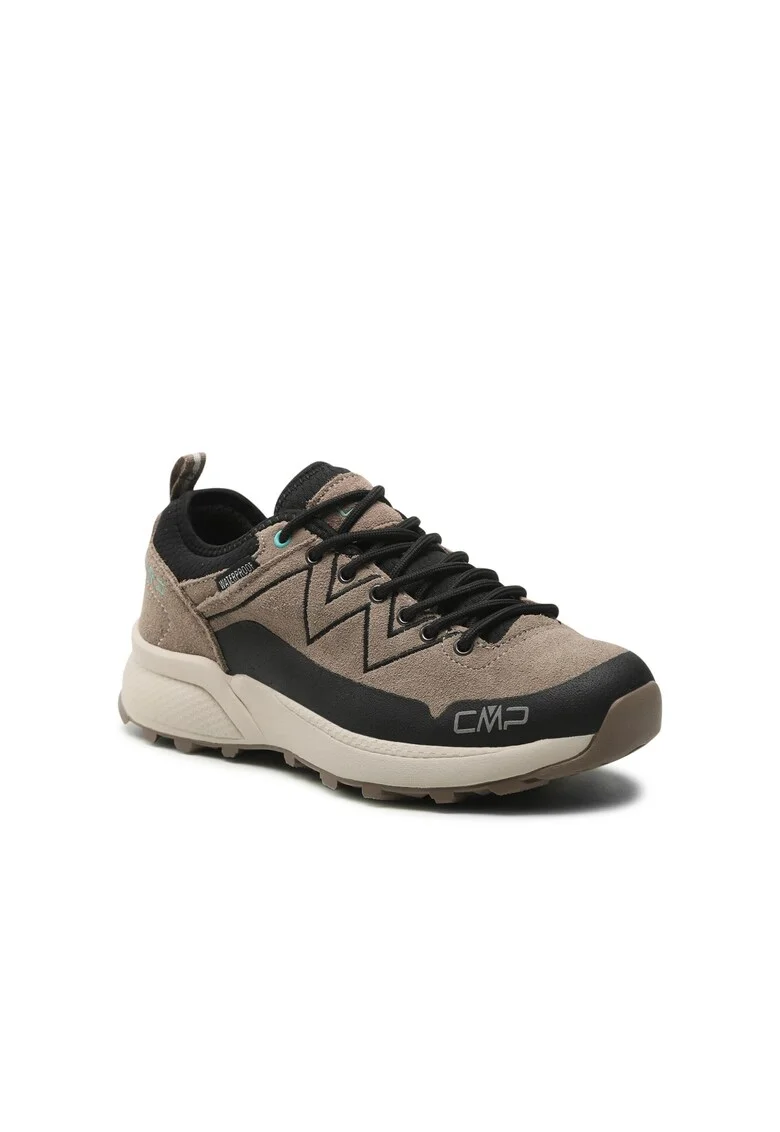 Pantofi trekking dama,  301340928, Piele naturala, Maro, Maro