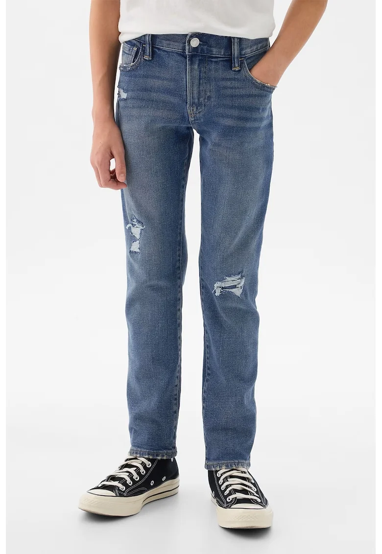 Blugi slim fit Washwell, Albastru