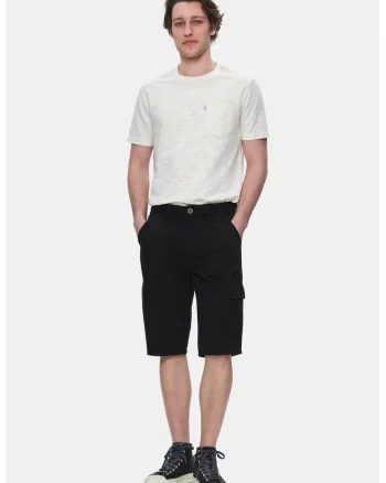 Pantaloni scurti cu buzunare Blewin, Negru, Negru