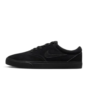 Pantofi sport Charge low-cut din piele intoarsa, Negru carbon