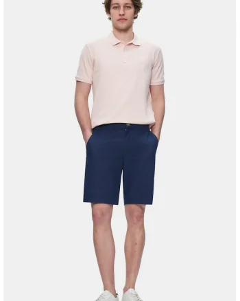 Pantaloni scurti din amestec de bumbac Palisades, Bleumarin, Bleumarin
