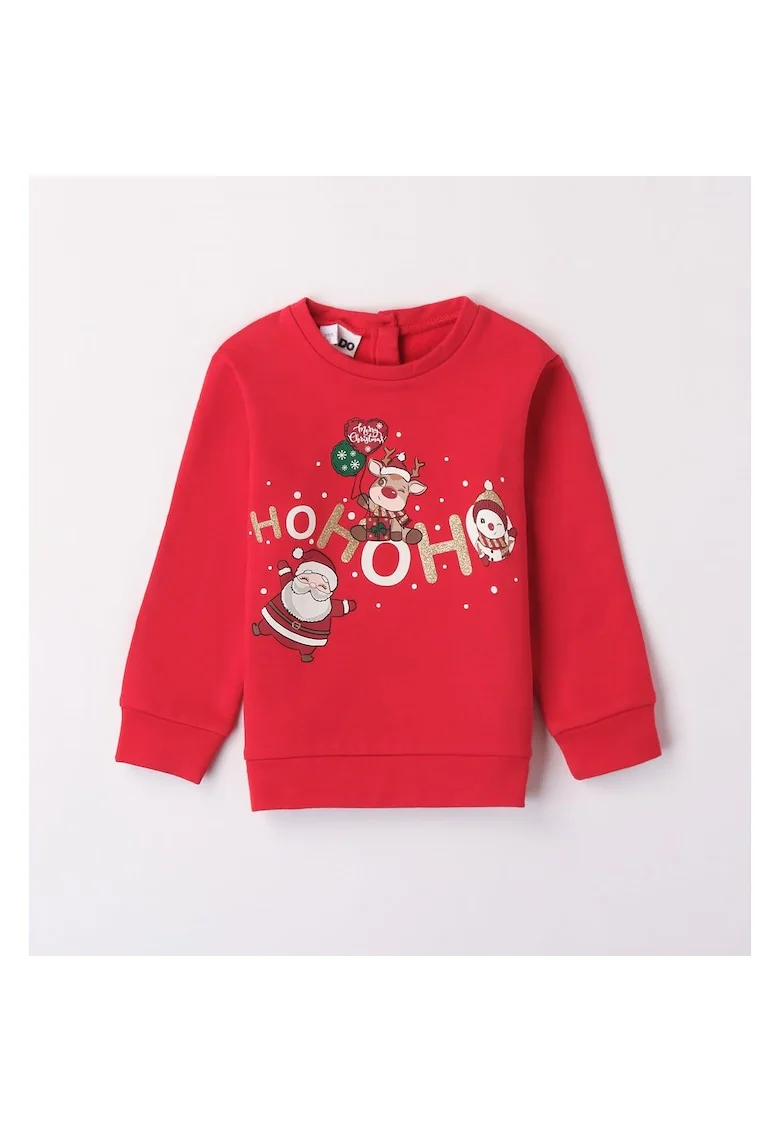 Bluza cu imprimeu Craciun pentru fete,  4.7589