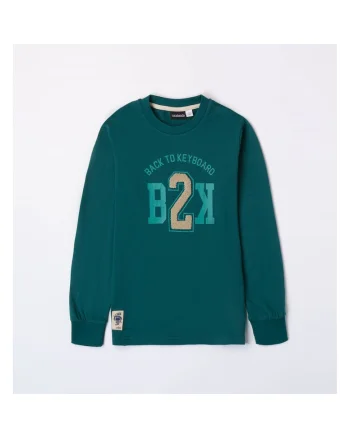 Bluza cu imprimeu pentru baiat,  0.7433, Verde