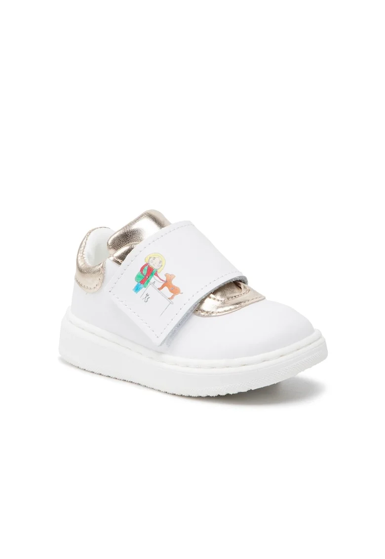 Pantofi sport fete Omenaa  Piele naturala, Alb