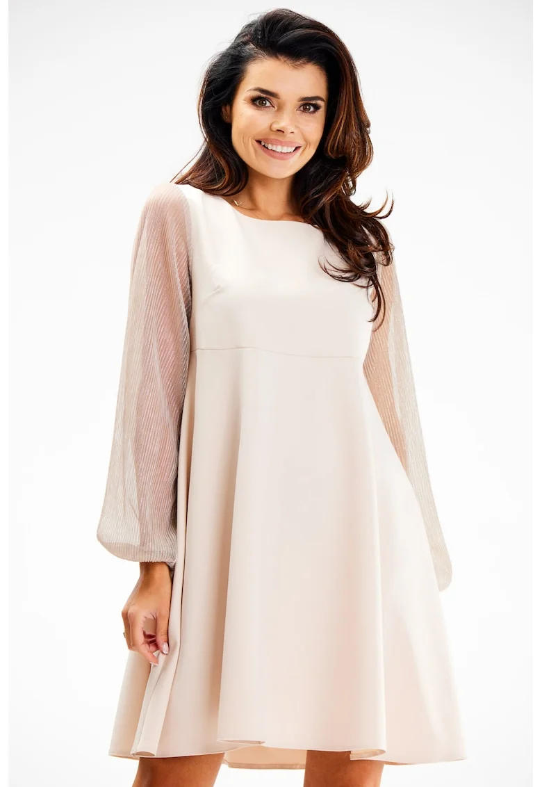Rochie dama  Poliester, A622 - Bej -