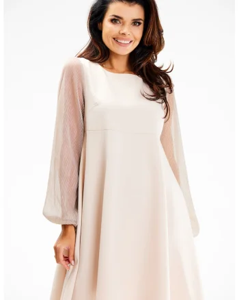 Rochie dama  Poliester, A622 - Bej -